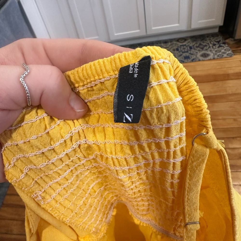 Yellow Button-Down Sundress - Picture 5 of 6
